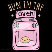 Bun In The Oven Baby Announcement Magnet