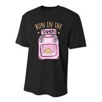 Bun In The Oven Baby Announcement Youth Performance Sprint T-Shirt