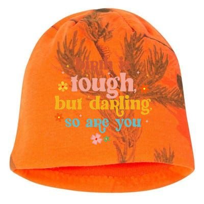 Birth Is Tough But Darling So Are You Doula Childbirth L&D Kati - Camo Knit Beanie