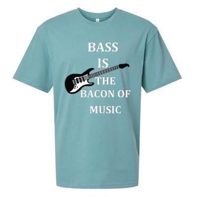 Bass Is The Bacon Of Music Bass Players Sueded Cloud Jersey T-Shirt