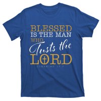 Blessed Is The Man Who Trusts The Lord Jesus Christian Bible T-Shirt