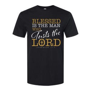 Blessed Is The Man Who Trusts The Lord Jesus Christian Bible Softstyle CVC T-Shirt