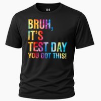 Bruh It's Test Day You Got This Testing Day Teacher  Cooling Performance Crew T-Shirt