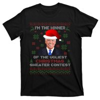 Biden Im The Winner Of The Ugliest Christmas Sweater Contest T-Shirt