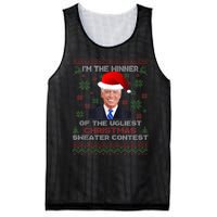 Biden Im The Winner Of The Ugliest Christmas Sweater Contest Mesh Reversible Basketball Jersey Tank