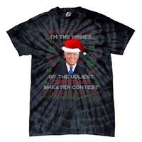 Biden Im The Winner Of The Ugliest Christmas Sweater Contest Tie-Dye T-Shirt