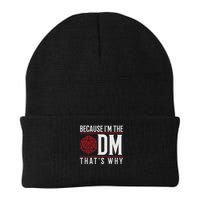 Because I'm The DM That's Why Knit Cap Winter Beanie