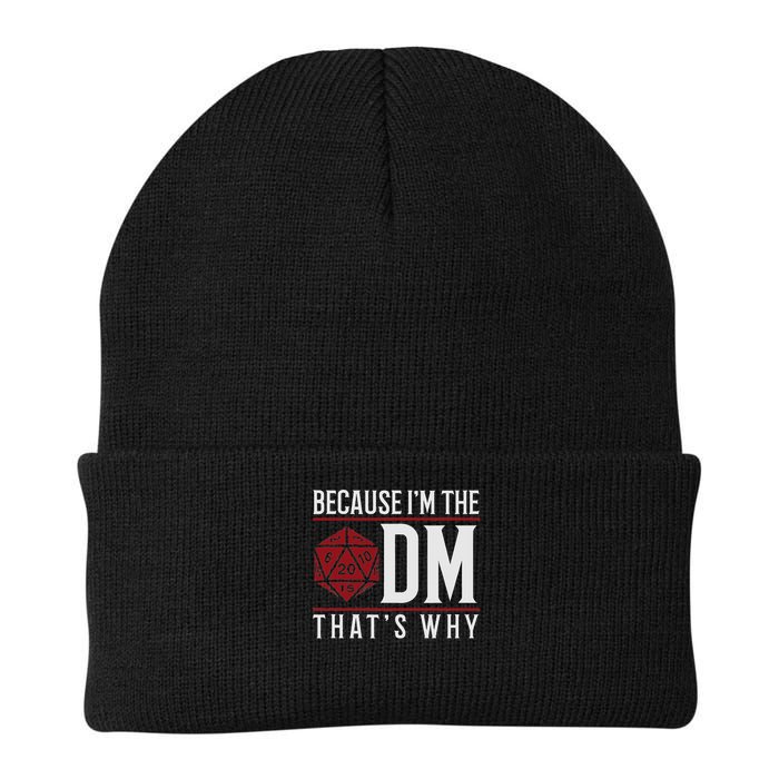 Because I'm The DM That's Why Knit Cap Winter Beanie