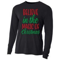 Believe In The Magic Of Christmas Pajama Cool Xmas Holiday Cooling Performance Long Sleeve Crew