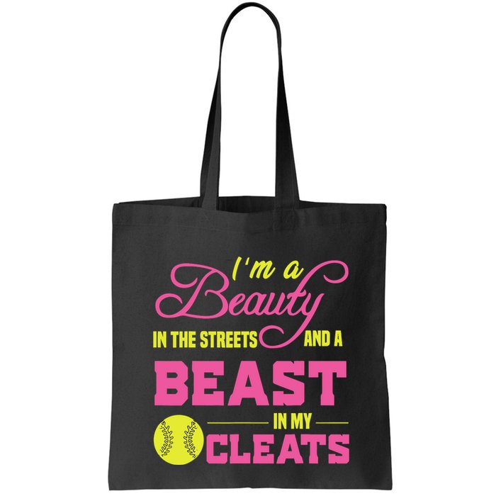 Beauty In The Street Beast In My Cleats GirlWo Softball Bag