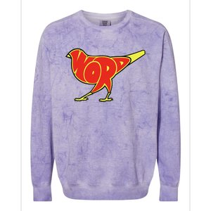 Bird Is The Word Colorblast Crewneck Sweatshirt