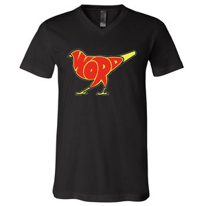 Bird Is The Word V-Neck T-Shirt