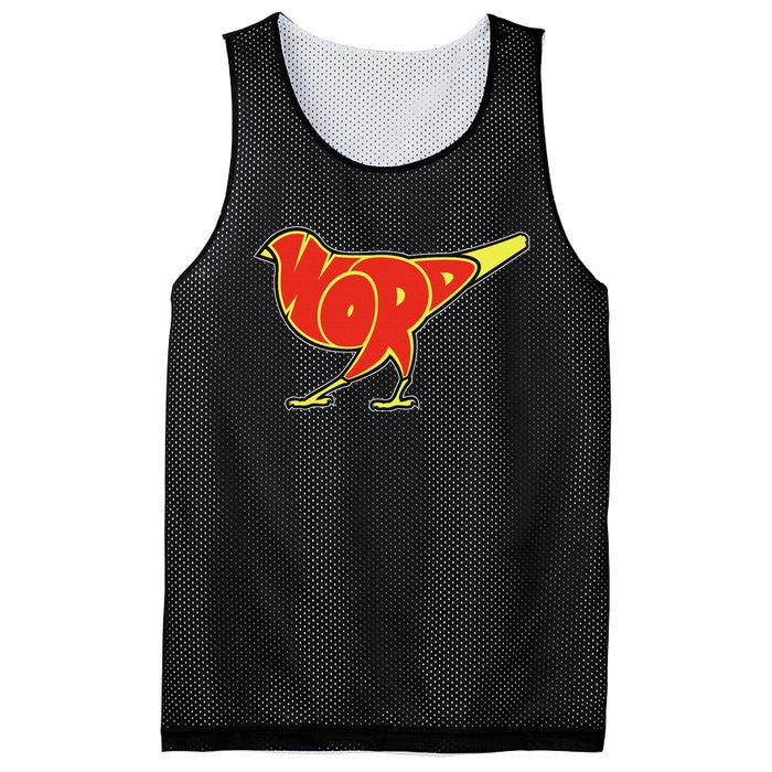 Bird Is The Word Mesh Reversible Basketball Jersey Tank