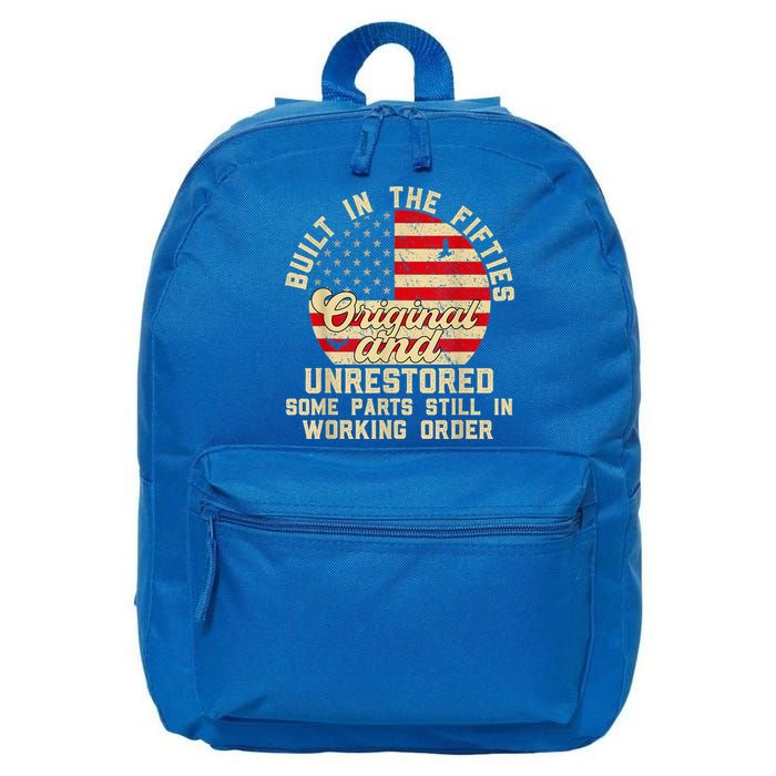 Built In The Fifties Original &Unrestored Born In The 1950s 16 in Basic Backpack