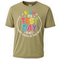 Bruh Its Test Day Rock The Test Teacher Student Testing Day Performance Shirt