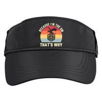 Because Im The DM Thats Why Gift Retro RPG Dice Dragon Adult Drive Performance Visor