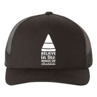 Believe In The Magic Of Christmas Yupoong Adult 5-Panel Trucker Hat