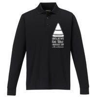 Believe In The Magic Of Christmas Performance Long Sleeve Polo