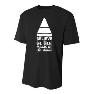 Believe In The Magic Of Christmas Youth Performance Sprint T-Shirt