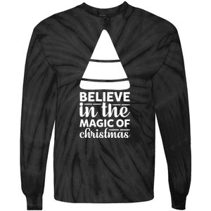 Believe In The Magic Of Christmas Tie-Dye Long Sleeve Shirt