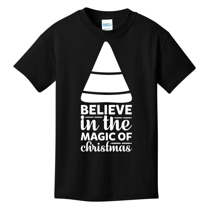 Believe In The Magic Of Christmas Kids T-Shirt