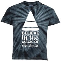 Believe In The Magic Of Christmas Kids Tie-Dye T-Shirt