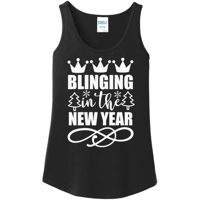 Blinging In The New Year Ladies Essential Tank