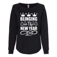 Blinging In The New Year Womens California Wash Sweatshirt