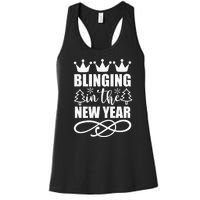 Blinging In The New Year Women's Racerback Tank