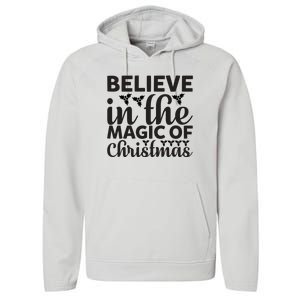 Believe In The Magic Of Christmas Performance Fleece Hoodie