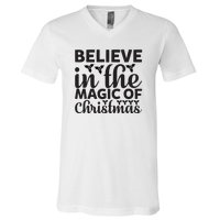 Believe In The Magic Of Christmas V-Neck T-Shirt