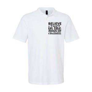 Believe In The Magic Of Christmas Softstyle Adult Sport Polo