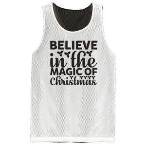 Believe In The Magic Of Christmas Mesh Reversible Basketball Jersey Tank