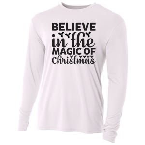 Believe In The Magic Of Christmas Cooling Performance Long Sleeve Crew