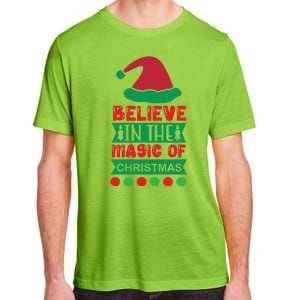 Believe In The Magic Of Christmas Adult ChromaSoft Performance T-Shirt