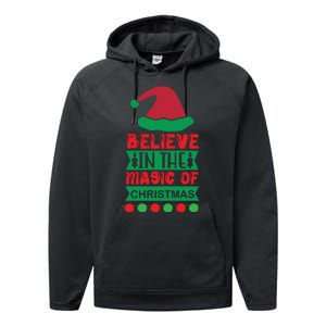 Believe In The Magic Of Christmas Performance Fleece Hoodie