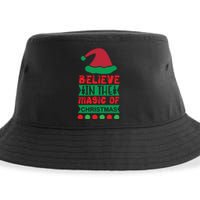 Believe In The Magic Of Christmas Sustainable Bucket Hat