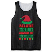 Believe In The Magic Of Christmas Mesh Reversible Basketball Jersey Tank
