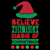 Believe In The Magic Of Christmas Magnet