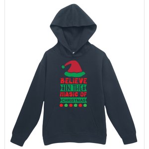 Believe In The Magic Of Christmas Urban Pullover Hoodie