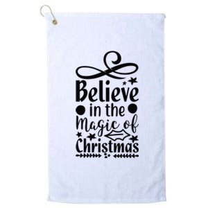 Believe In The Magic Of Christmas Platinum Collection Golf Towel