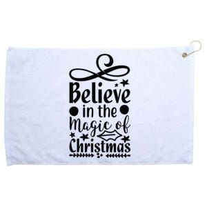 Believe In The Magic Of Christmas Grommeted Golf Towel