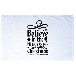 Believe In The Magic Of Christmas Microfiber Hand Towel