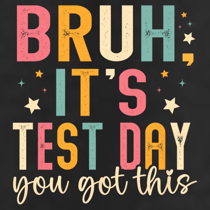 Bruh It.s Test Day You Got This Testing Day Teache.r Knit Cap Winter Beanie