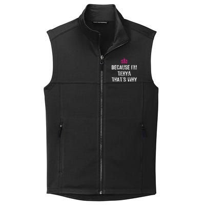 Because IM Tehya ThatS Why Collective Smooth Fleece Vest