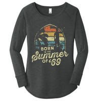 Born In The Summer Of 69 54th Birthday Gifts Funny 1969 Bday Women's Perfect Tri Tunic Long Sleeve Shirt