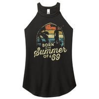 Born In The Summer Of 69 54th Birthday Gifts Funny 1969 Bday Women's Perfect Tri Rocker Tank