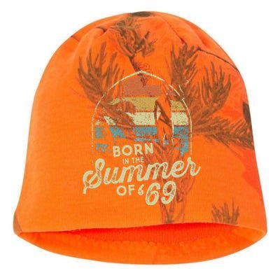 Born In The Summer Of 69 54th Birthday Gifts Funny 1969 Bday Kati - Camo Knit Beanie