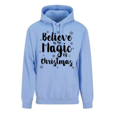 Believe In The Magic Of Christmas Funny Christmas Funny Gift Unisex Surf Hoodie