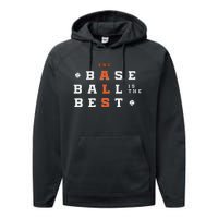 Baseball Is The Best End Als Performance Fleece Hoodie